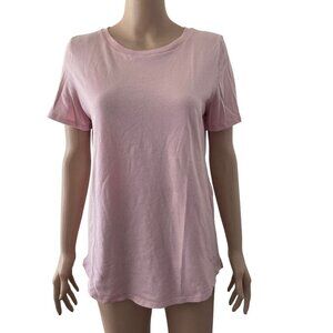 Victorias Secret Pink Tshirt Womens Large Stretch Short Sleeve